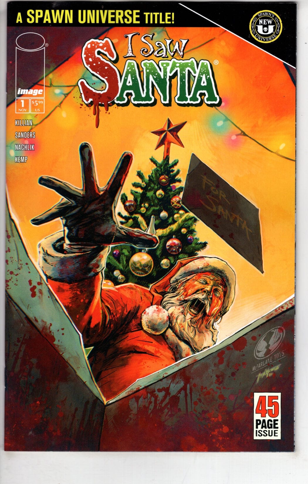 Image Comics NEW THIS WEEK I SAW SANTA A SPAWN UNIVERSE CHRISTMAS STORY #1 CVR C
