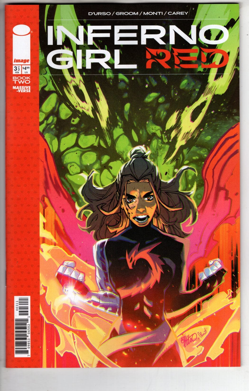 Image Comics NEW THIS WEEK INFERNO GIRL RED BOOK TWO #3 CVR A  (VF/NM)