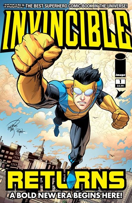 Image Comics NEW THIS WEEK INVINCIBLE RETURNS FACSIMILE EDITION #1 CVR B ERIK LARSEN & RYAN OTTLEY VAR (VF/NM)