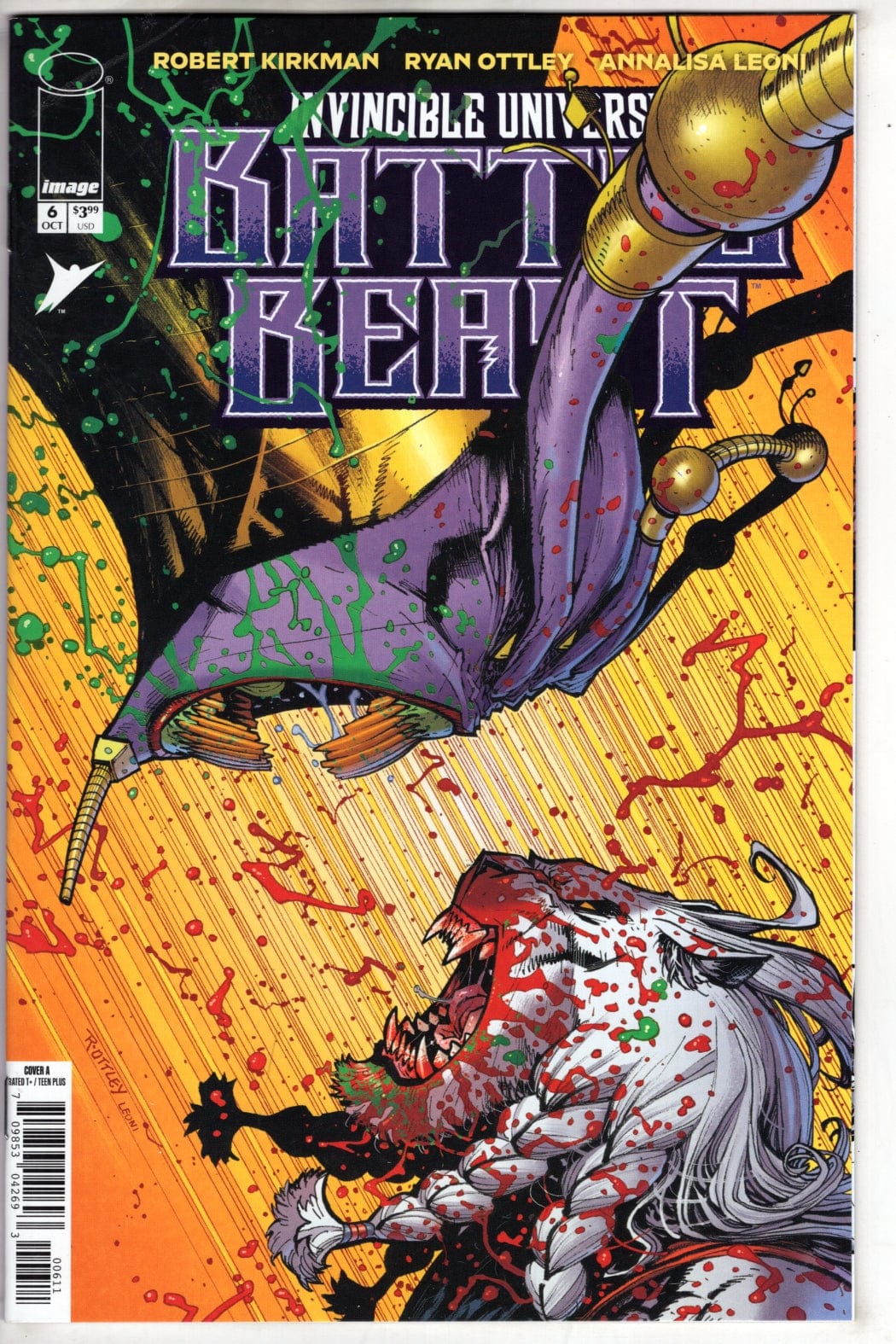 Image Comics NEW THIS WEEK INVINCIBLE UNIVERSE BATTLE BEAST #6 CVR A RYAN OTTLEY & ANNALISA LEONI