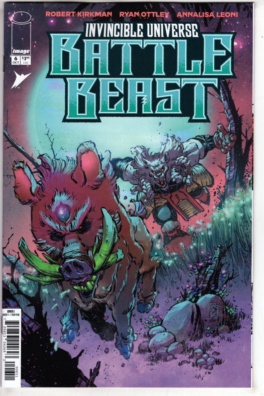 Image Comics NEW THIS WEEK INVINCIBLE UNIVERSE BATTLE BEAST #6 CVR E INC 1:50 JORGE CORONA & MIKE SPICER VAR