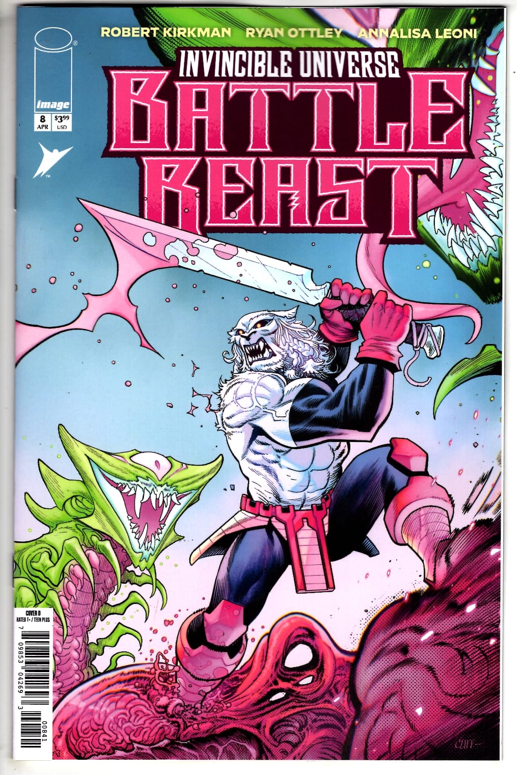 Image Comics NEW THIS WEEK INVINCIBLE UNIVERSE BATTLE BEAST #8 CVR D INC 1:25 CLIFF RATHBURN VAR (VF/NM)