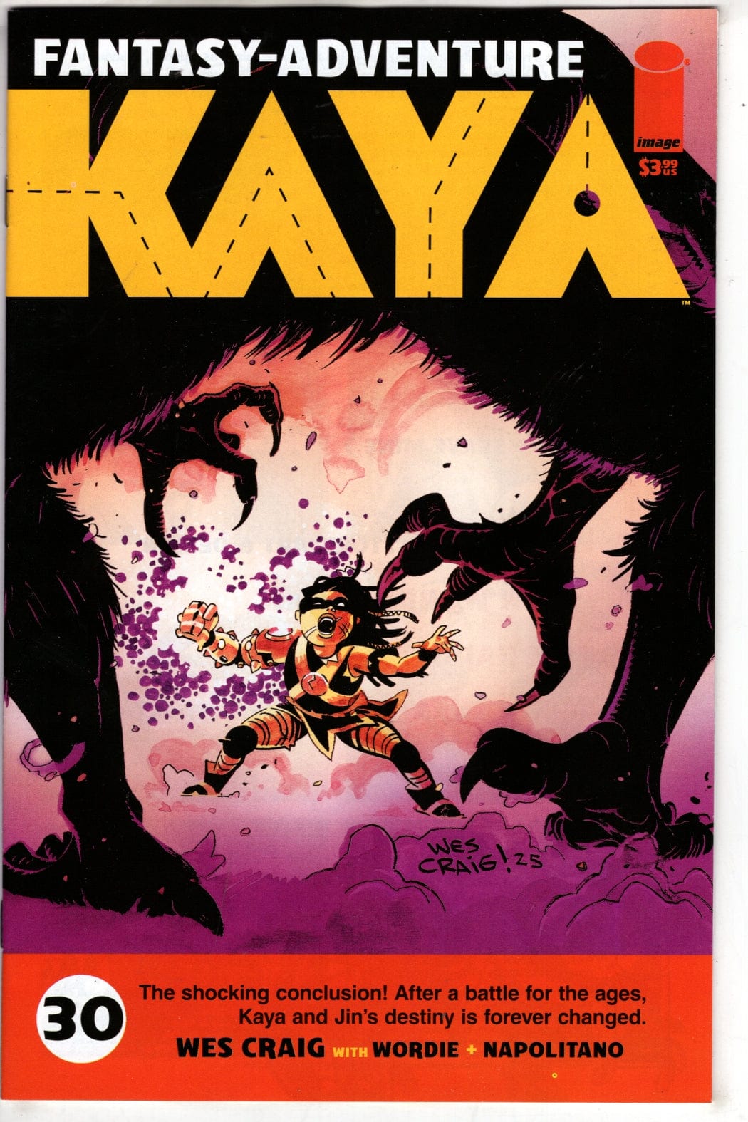 Image Comics NEW THIS WEEK KAYA #30 CVR A WES CRAIG