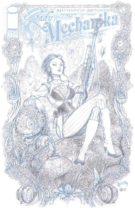Image Comics NEW THIS WEEK LADY MECHANIKA THE MECHANICAL MENAGERIE #1 (OF 4) CVR C INC 1:10 JOE BENITEZ & MARTIN MONTIEL B &W VAR (VF/NM)