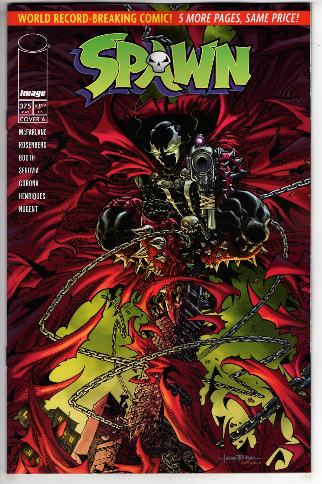 Image Comics NEW THIS WEEK SPAWN #375 CVR A HARVEY TOLIBAO (VF/NM)