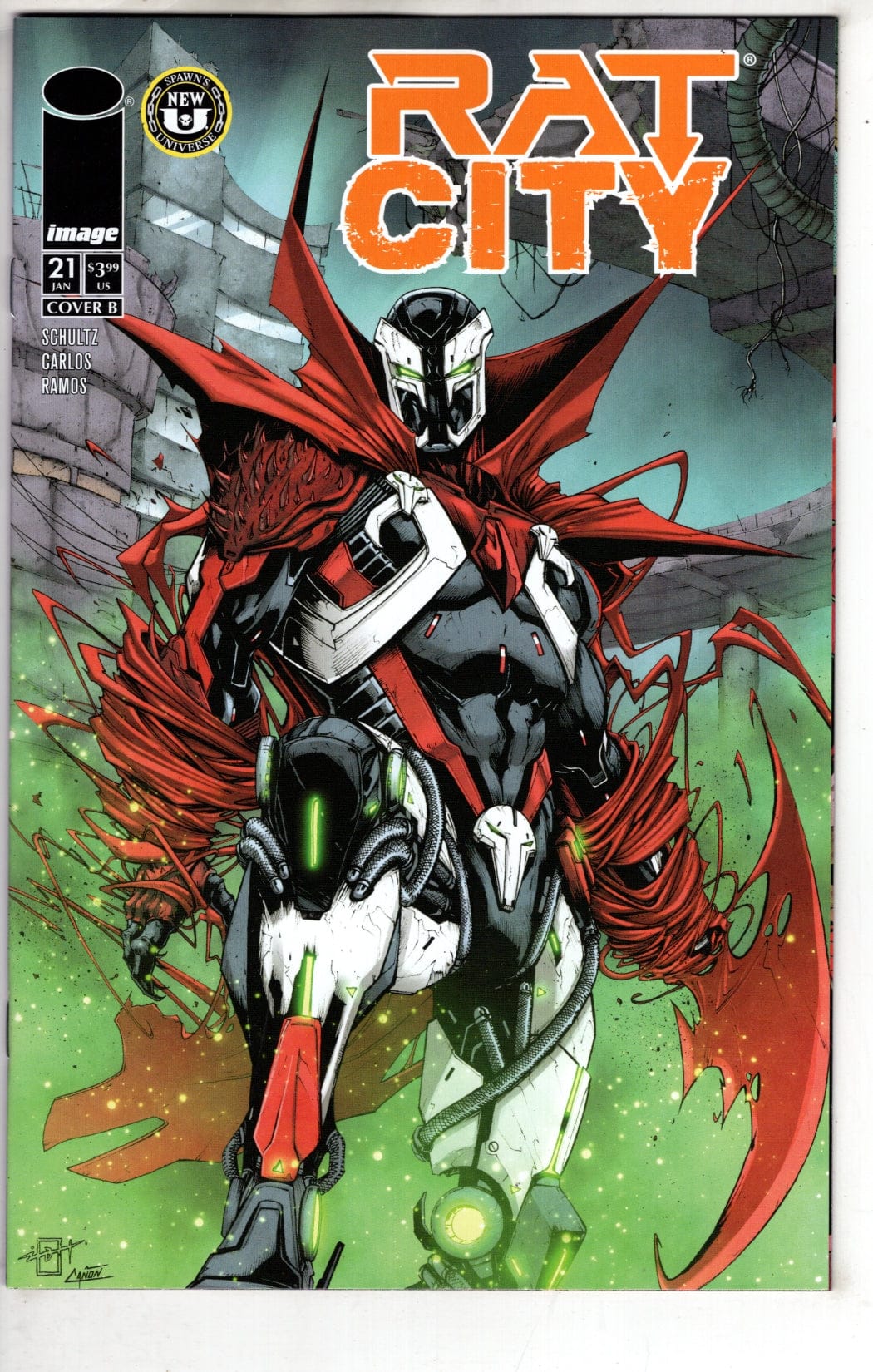 Image Comics NEW THIS WEEK SPAWN RAT CITY #21 CVR B JONATHAN URIBE VAR (VF/NM)