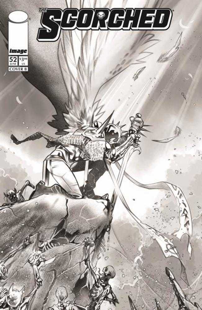 Image Comics NEW THIS WEEK Spawn Scorched #52 Cover B Ig Guara Black & White Variant