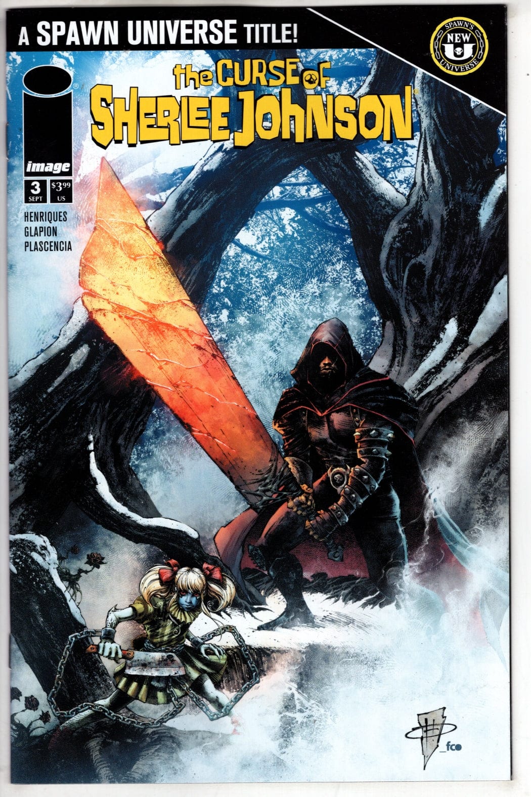 Image Comics NEW THIS WEEK SPAWN THE CURSE OF SHERLEE JOHNSON #3 CVR B DANIEL HENRIQUES VAR