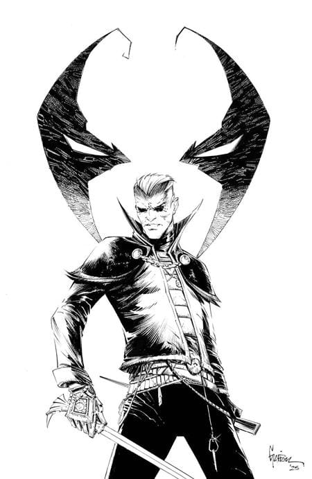 Image Comics NEW THIS WEEK SPAWN THE CURSE OF SHERLEE JOHNSON #5 CVR C JONATHAN GLAPION B&W VIRGIN VAR (VF/NM)