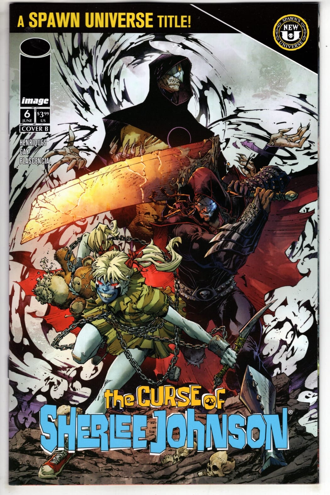 Image Comics NEW THIS WEEK SPAWN THE CURSE OF SHERLEE JOHNSON #6 CVR B BRETT BOOTH VAR (VF/NM)
