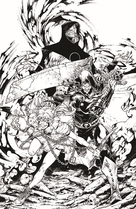 Image Comics NEW THIS WEEK SPAWN THE CURSE OF SHERLEE JOHNSON #6 CVR C BRETT BOOTH B&W VIRGIN VAR (VF/NM)
