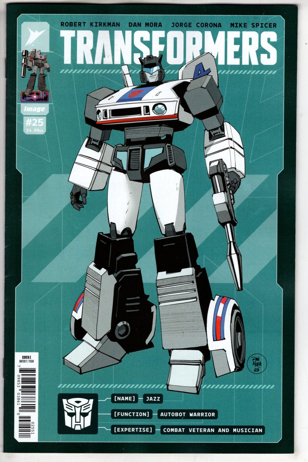 Image Comics NEW THIS WEEK TRANSFORMERS #25 CVR E INC 1:50 DAN MORA & ANDRES JUAREZ VAR