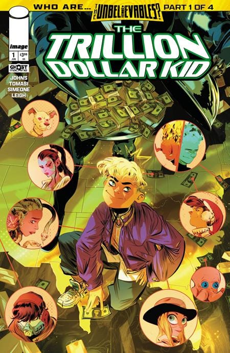 Image Comics NEW THIS WEEK TRILLION DOLLAR KID #1 (OF 2) CVR C STEFANO SIMEONE VAR (VF/NM)