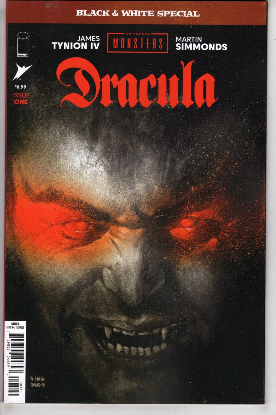 Image Comics NEW THIS WEEK UNIVERSAL MONSTERS DRACULA BLACK & WHITE SPECIAL #1 (OF 2) CVR A MARTIN SIMMONDS (MR)