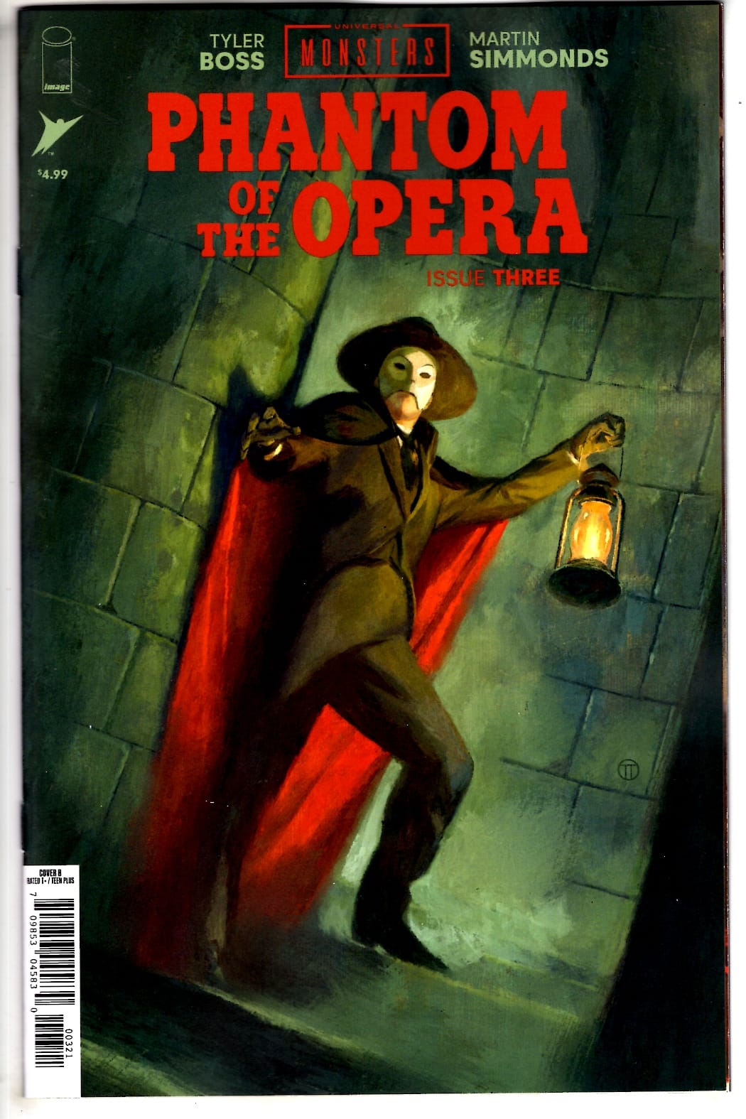 Image Comics NEW THIS WEEK UNIVERSAL MONSTERS PHANTOM OF THE OPERA #3 (OF 4) CVR B JULIAN TOTINO TEDESCO VAR (VF/NM)