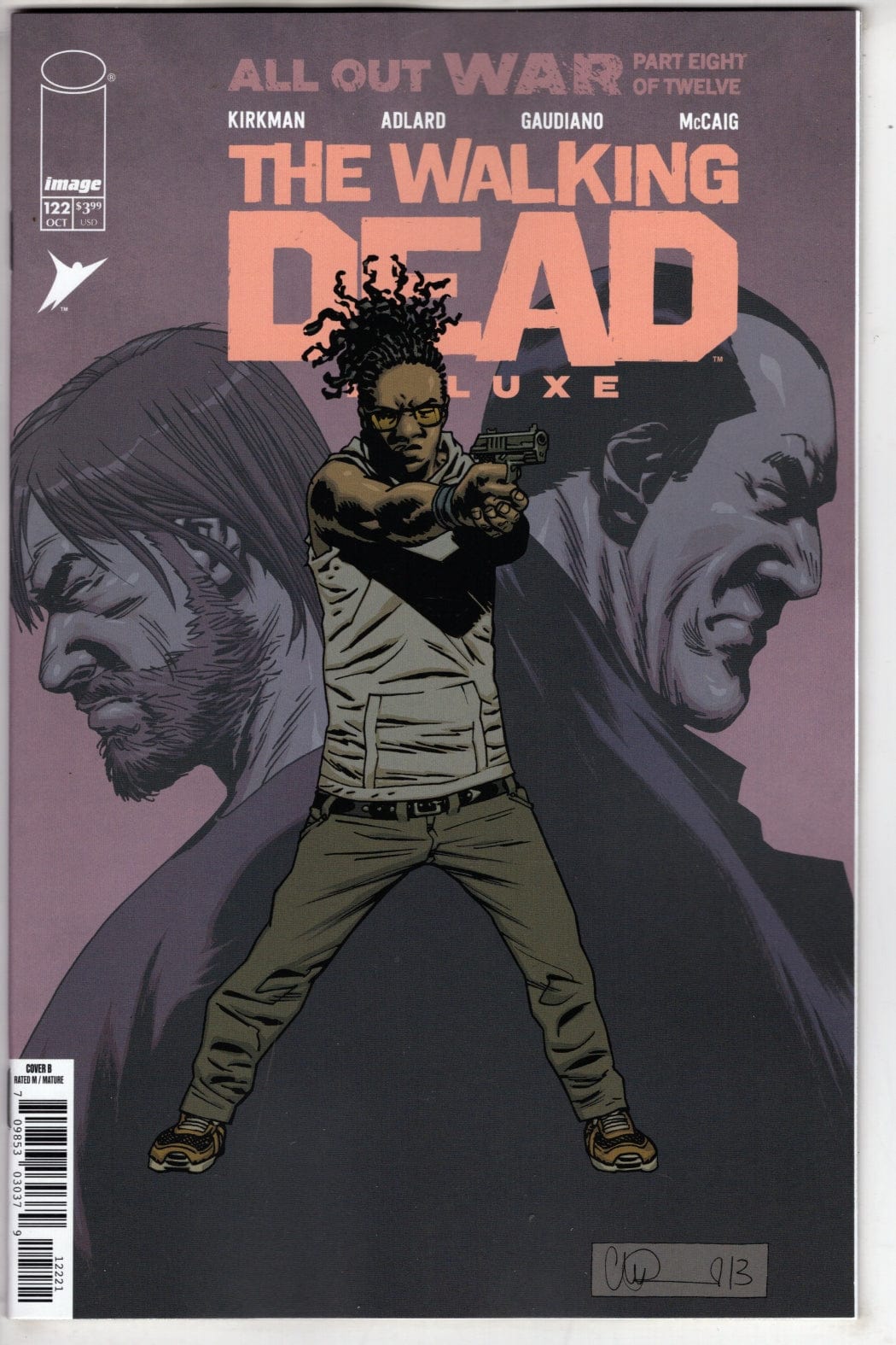 Image Comics NEW THIS WEEK WALKING DEAD DELUXE #122 CVR B CHARLIE ADLARD & DAVE MCCAIG VAR (MR)
