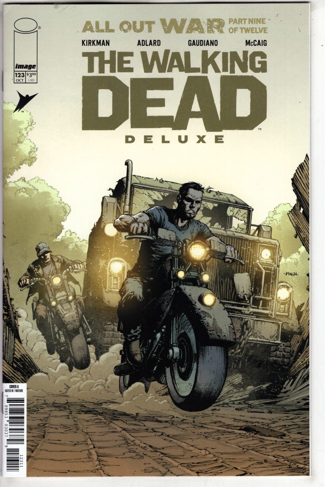 Image Comics NEW THIS WEEK WALKING DEAD DELUXE #123 CVR A DAVID FINCH & DAVE MCCAIG (MR)