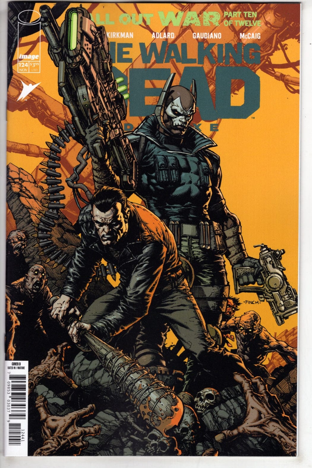 Image Comics NEW THIS WEEK WALKING DEAD DELUXE #124 CVR D DAVID FINCH YOUNGBLOOD TEAM UP VAR (MR)