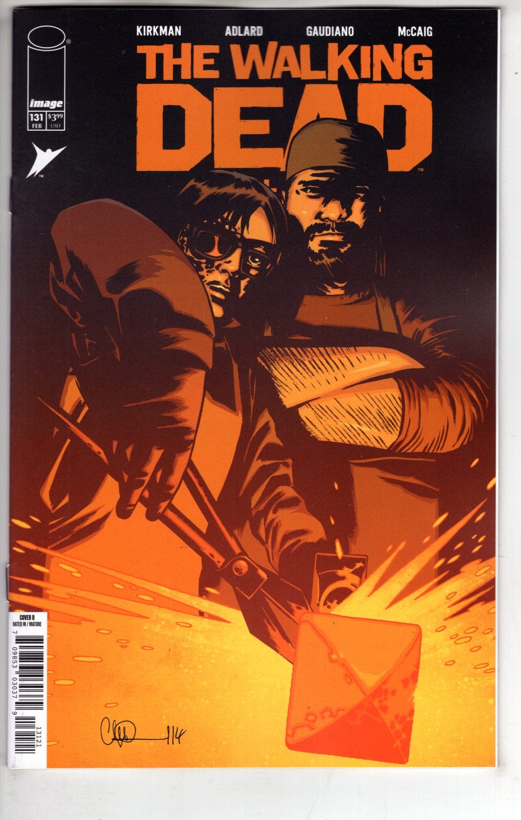 Image Comics NEW THIS WEEK WALKING DEAD DELUXE #131 CVR B CHARLIE ADLARD & DAVE MCCAIG VAR (MR) (VF/NM)