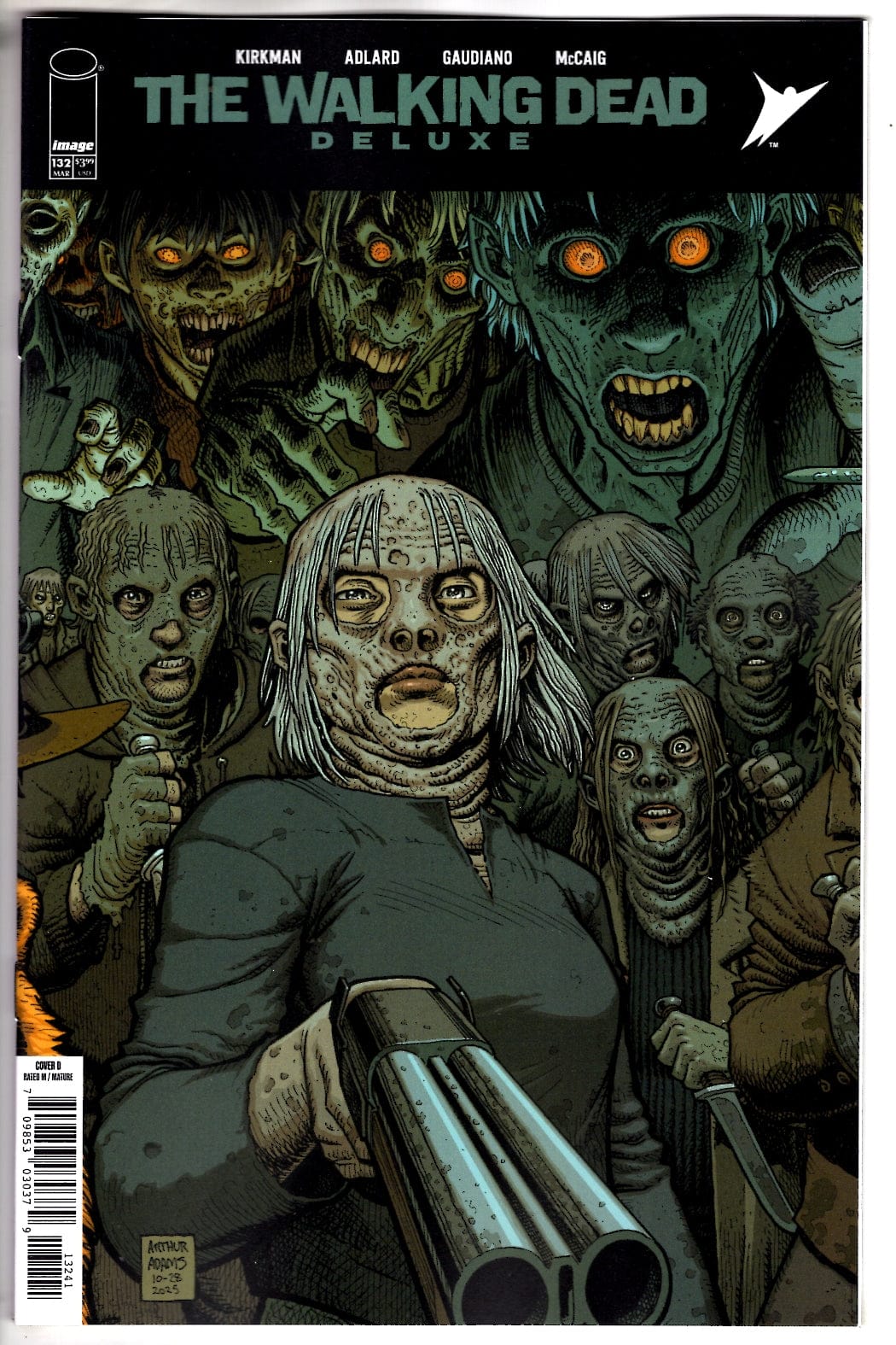 Image Comics NEW THIS WEEK WALKING DEAD DELUXE #132 CVR D  (VF/NM)
