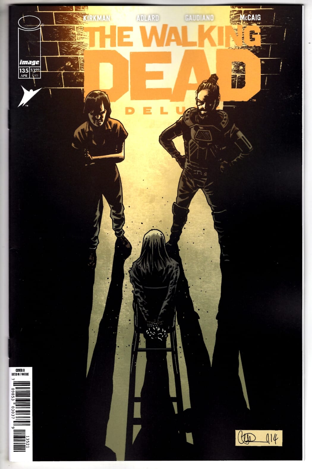 Image Comics NEW THIS WEEK WALKING DEAD DELUXE #135 CVR B  (MR) (VF/NM)