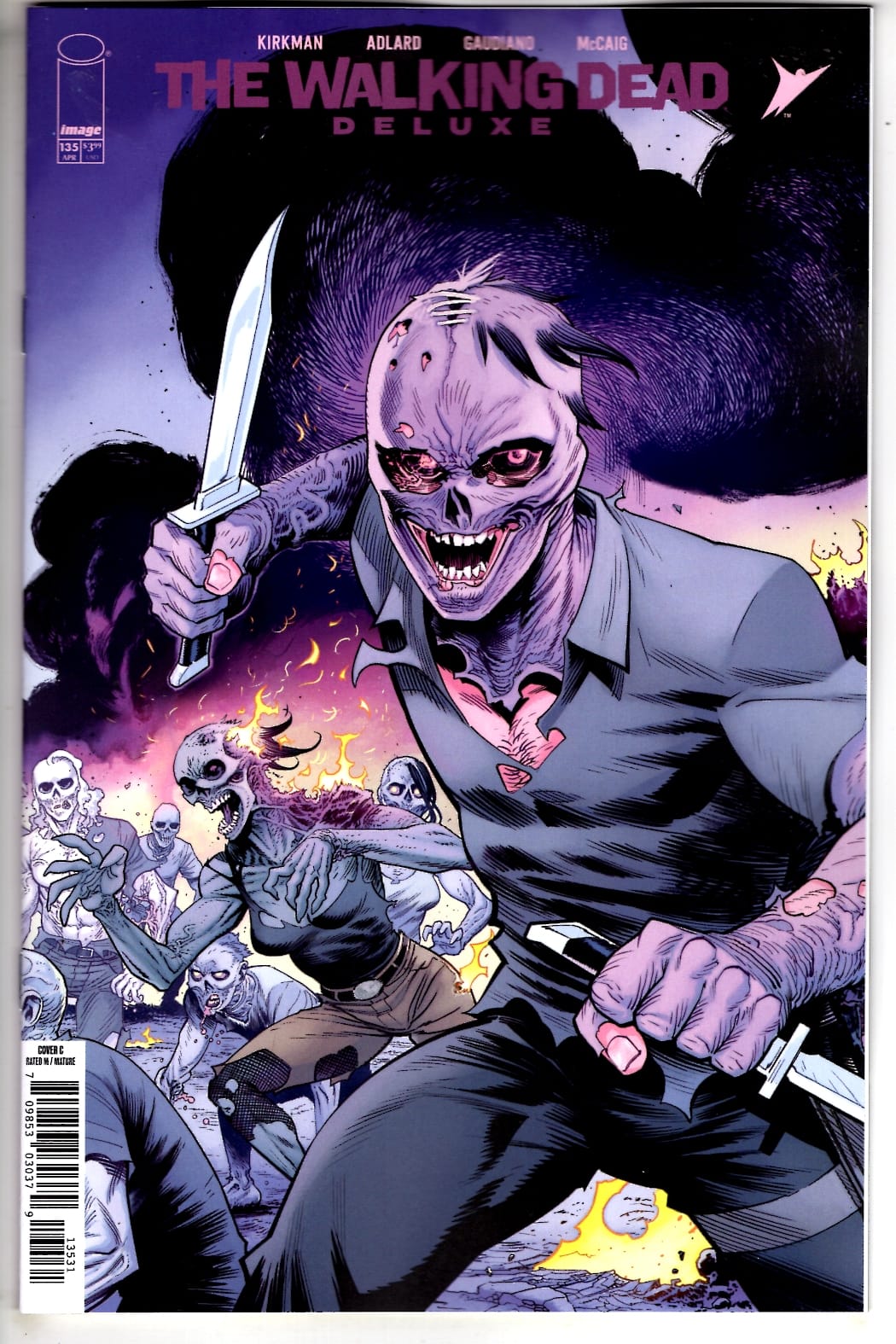 Image Comics NEW THIS WEEK WALKING DEAD DELUXE #135 CVR C  (MR) (VF/NM)