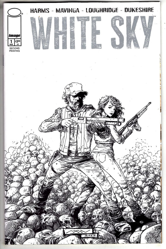 IMAGE COMICS NEW THIS WEEK WHITE SKY #1 2ND PTG CVR B THANK YOU VAR (MR) (VF/NM)