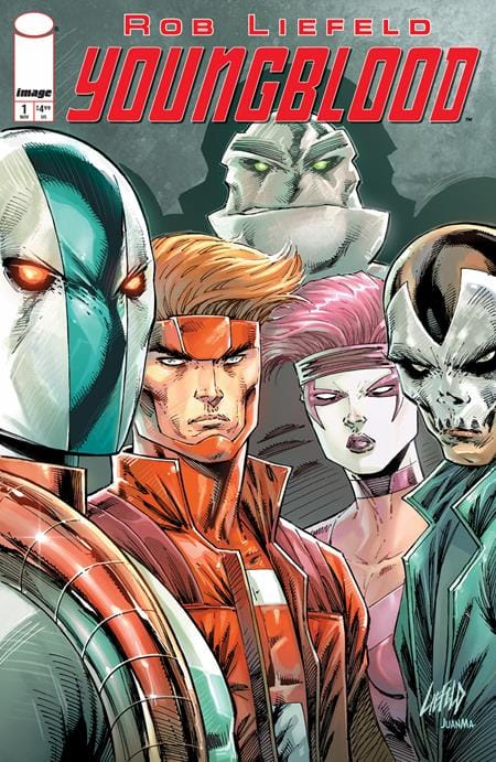 Image Comics NEW THIS WEEK YOUNGBLOOD #1 (2025) CVR A ROB LIEFELD POLYBAGGED & COLLECTIBLE CARD [VF/NM]