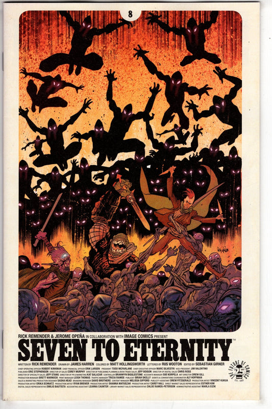 IMAGE COMICS SEVEN TO ETERNITY #8 CVR B HARREN & HOLLINGSWORTH
