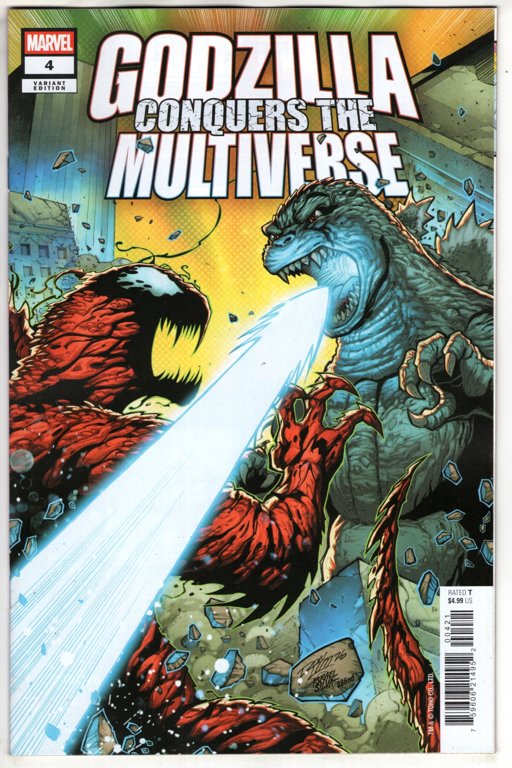 GODZILLA CONQUERS THE MULTIVERSE #4 RON LIM HEISEI VS. MARVEL VARIANT (VF/NM) - Packrat Comics