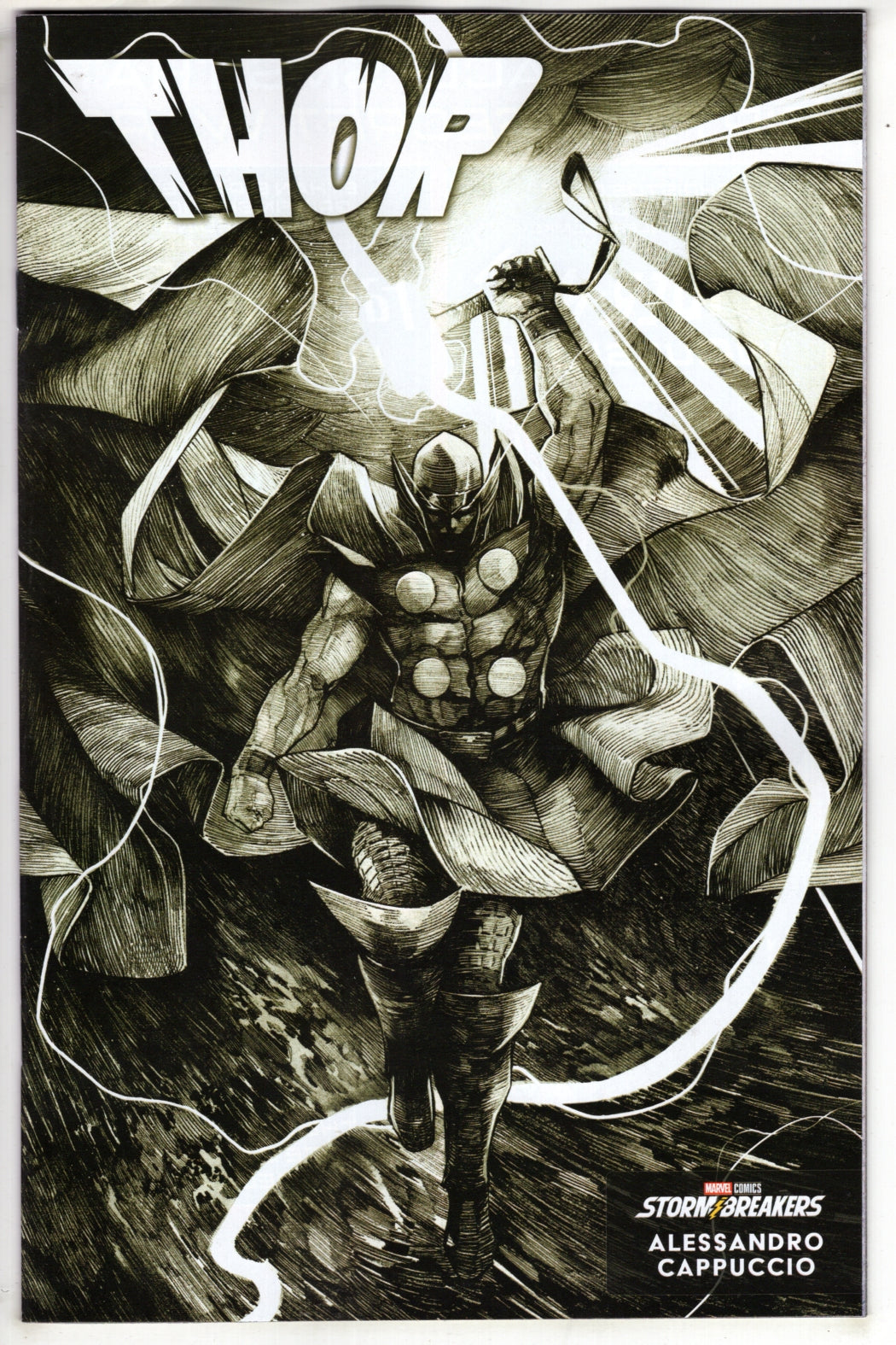 THOR #802 ALESSANDRO CAPPUCCIO ART STYLE VARIANT (VF/NM) - Packrat Comics