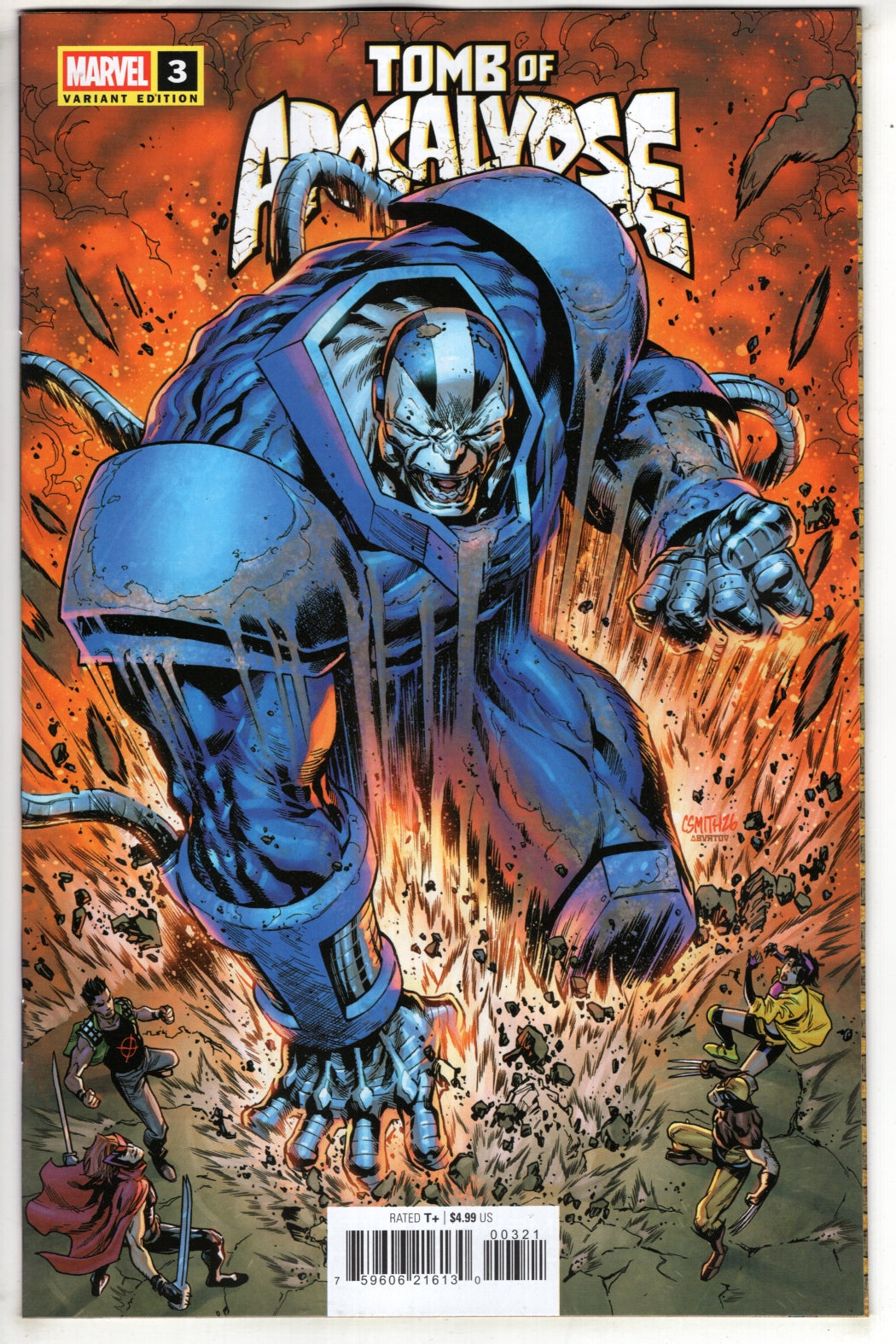 TOMB OF APOCALYPSE #3 CORY SMITH VARIANT (VF/NM) - Packrat Comics