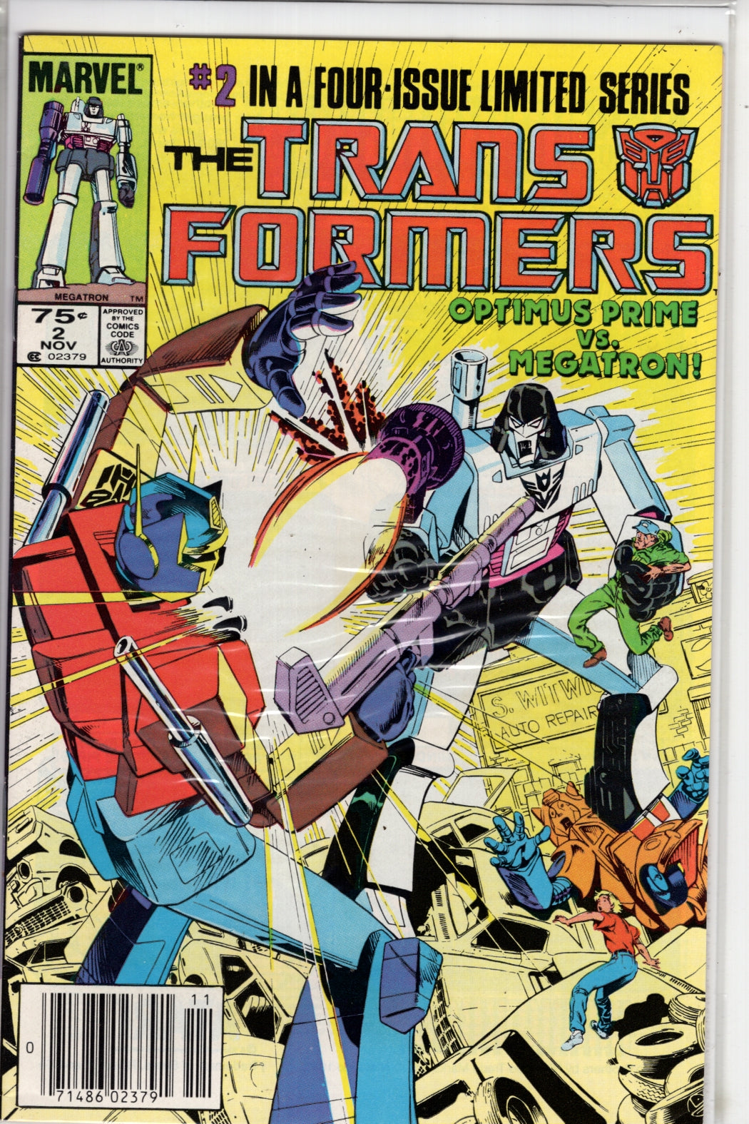 The Transformers #2 CVR A N Marvel 1984 VF - Packrat Comics