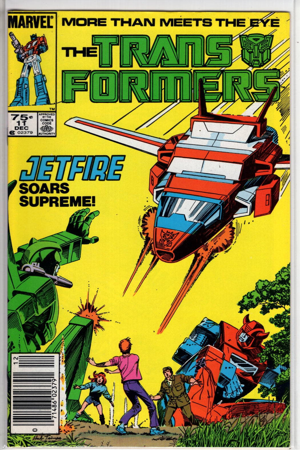 The Transformers #11 CVR A Marvel 1985 VF - Packrat Comics