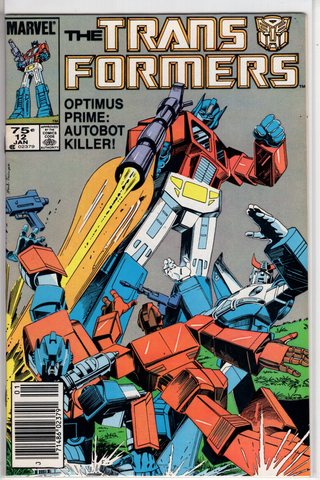 The Transformers #12 CVR A Marvel 1985 VF - Packrat Comics