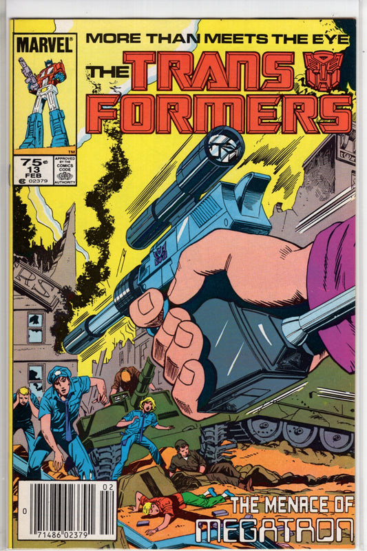 The Transformers #13 CVR A Marvel 1985 VF - Packrat Comics