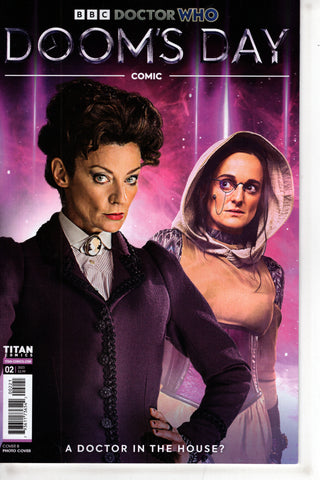 Doctor Who Doom #2 (Of 2) Cover B Photo - Packrat Comics