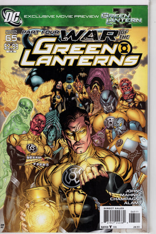 GREEN LANTERN #65 (WAR OF GL) (4th Series) - Packrat Comics
