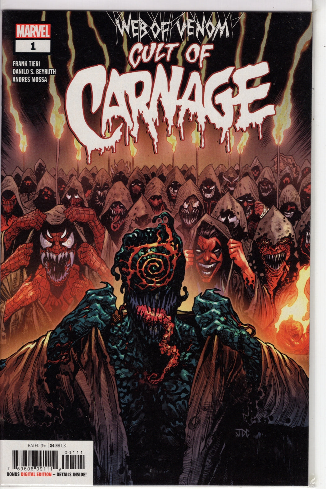 WEB OF VENOM CULT OF CARNAGE #1 (VF/NM)