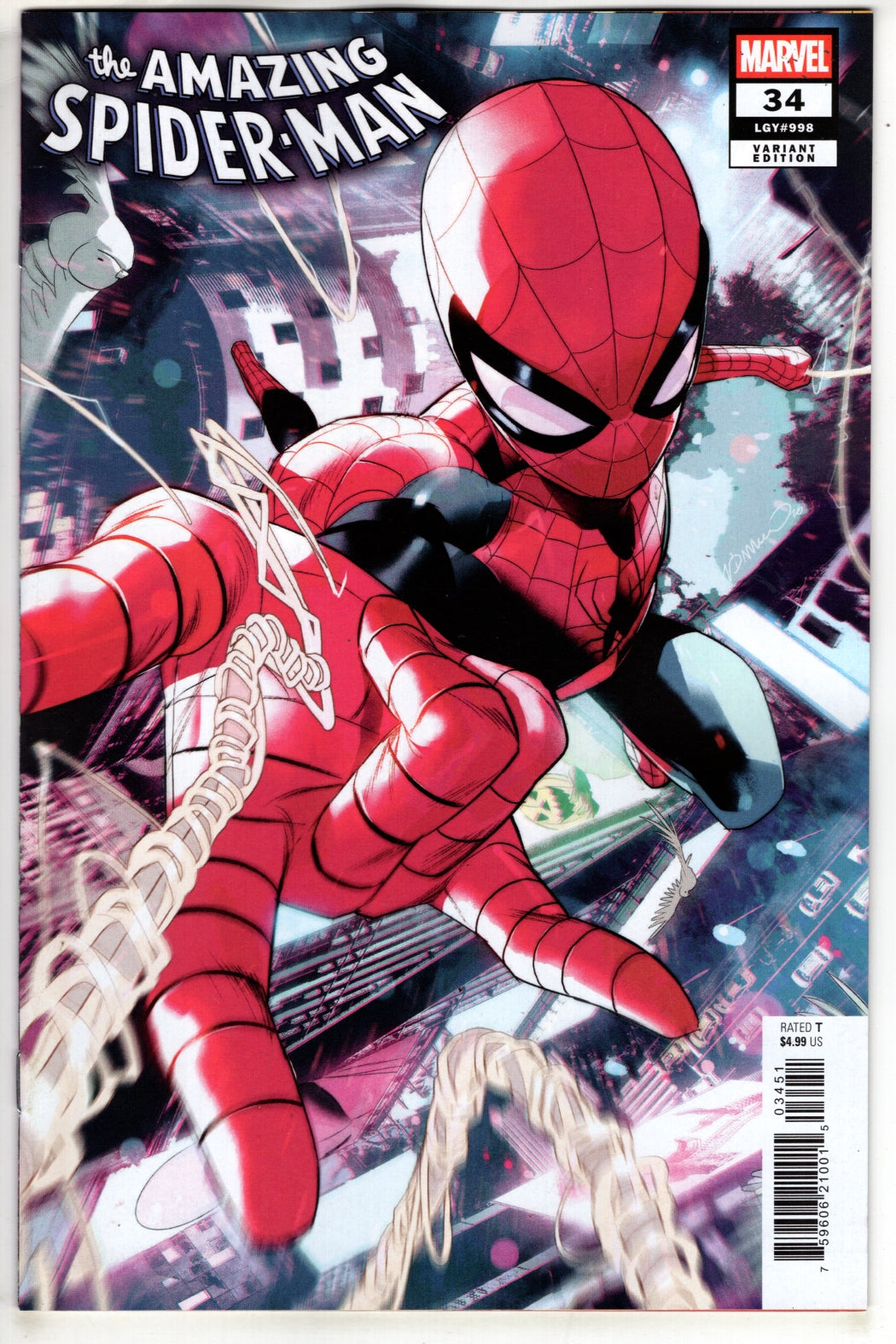 AMAZING SPIDER-MAN #34 SIMONE DI MEO VARIANT (VF/NM)