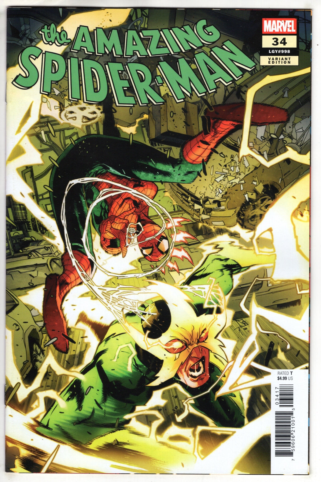 AMAZING SPIDER-MAN #34 FEDERICO VICENTINI VARIANT (VF/NM)