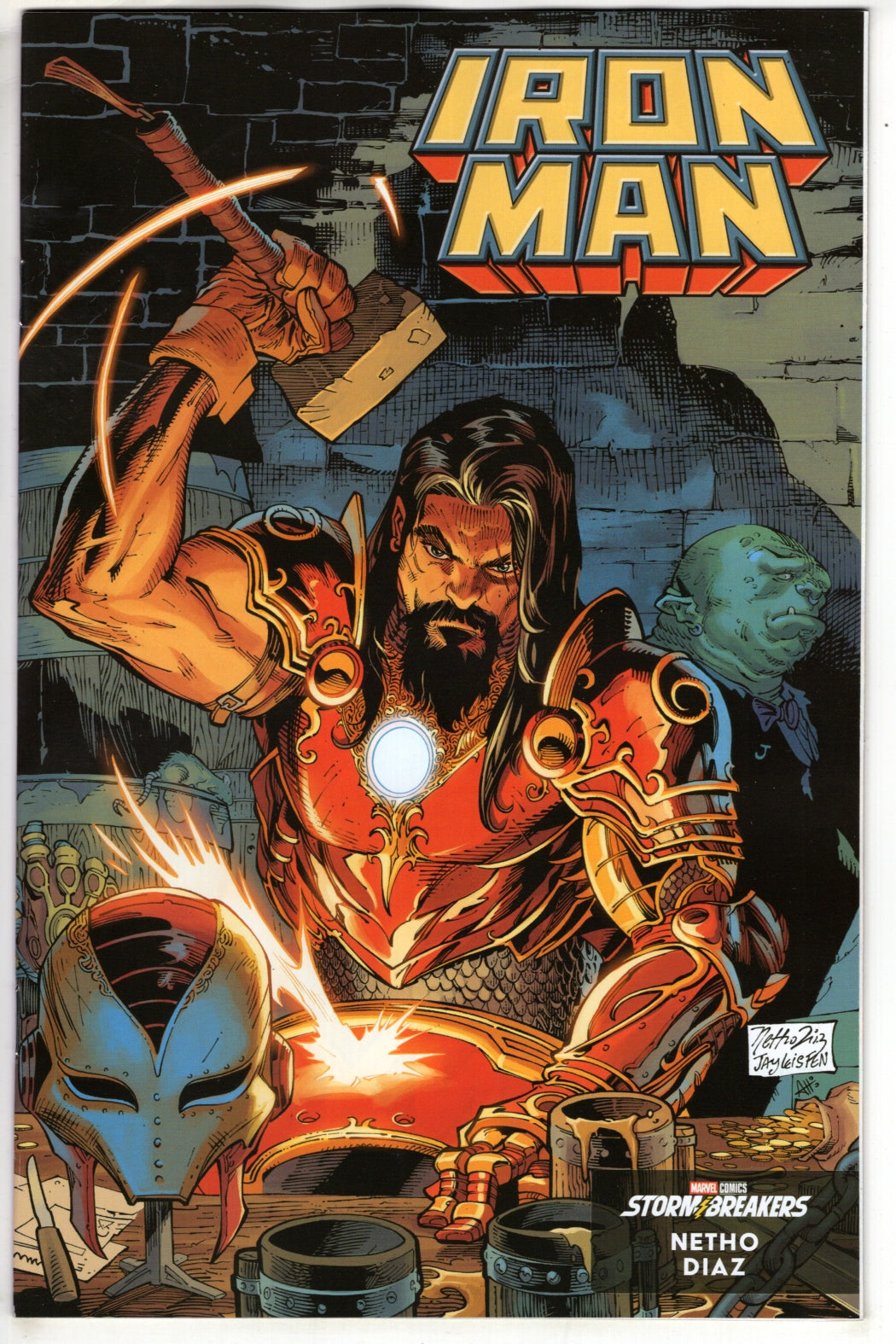 IRON MAN #8 NETHO DIAZ ISEKAI VARIANT (VF/NM)