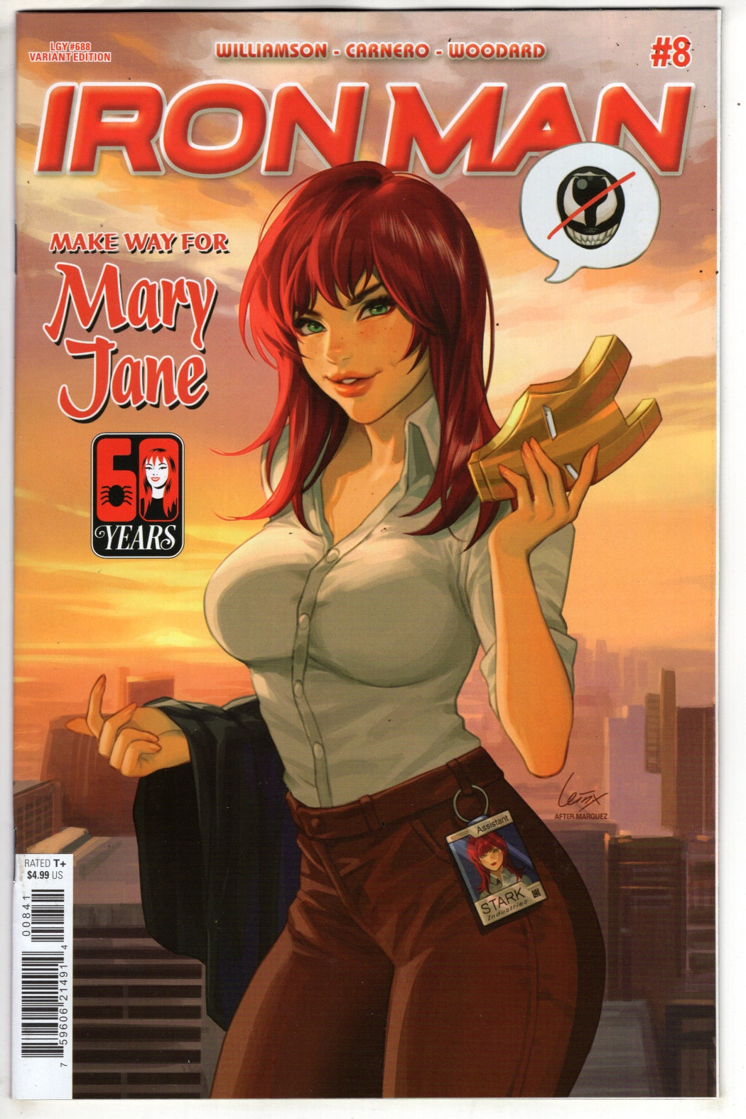 IRON MAN #8 LEIRIX MARY JANE WATSON VARIANT (VF/NM)