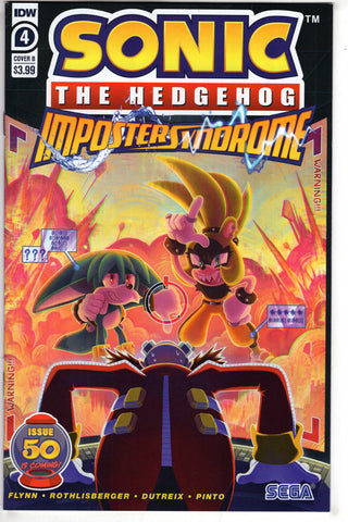 SONIC HEDGEHOG IMPOSTER SYNDROME #4 (OF 4) CVR B HAINES - Packrat Comics
