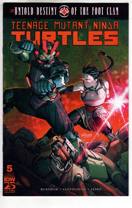 IDW PUBLISHING COMIC BOOK TMNT UNTOLD DESTINY OF FOOT CLAN #5 CVR A SANTOLOUCO