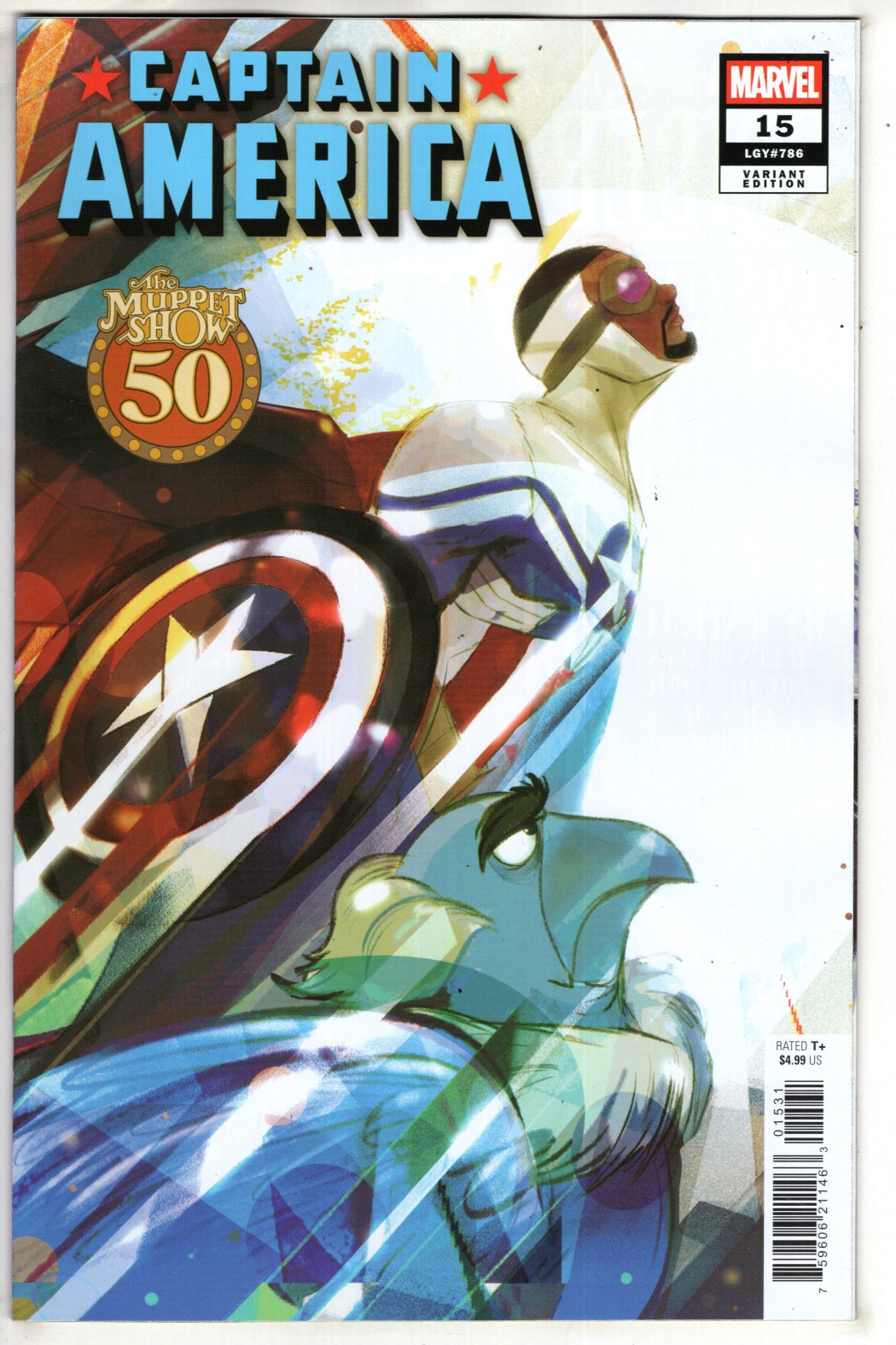 CAPTAIN AMERICA #15 NICOLETTA BALDARI MUPPETS VARIANT [ARM] (VF/NM)