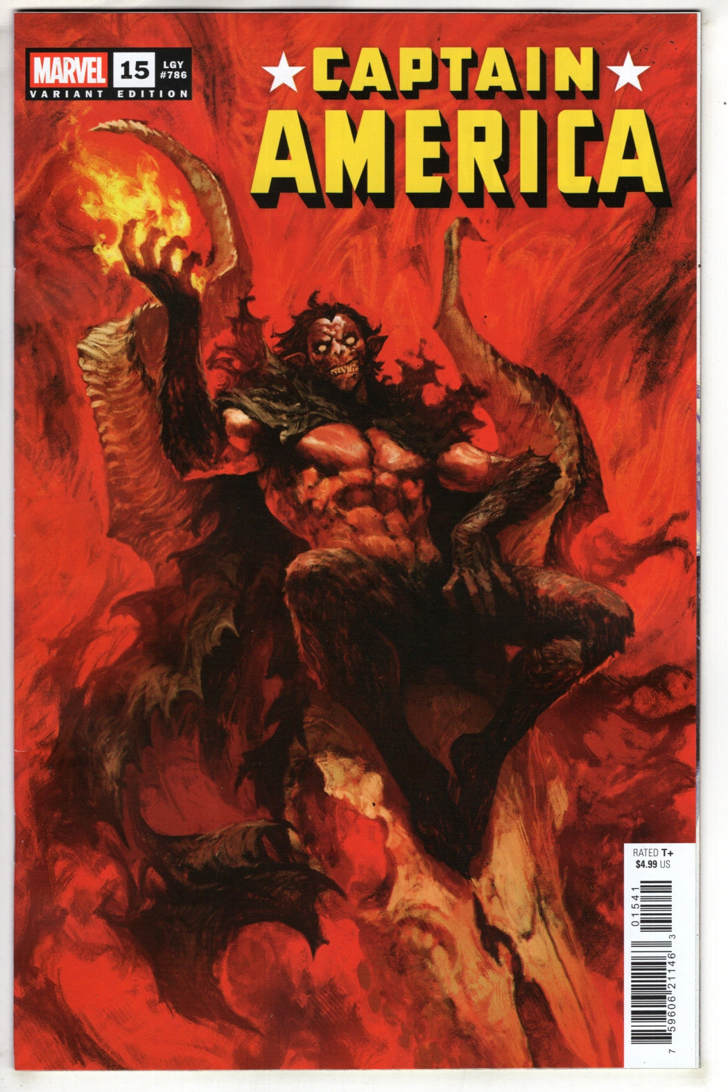 CAPTAIN AMERICA #15 SKAN VARIANT [ARM] (VF/NM)