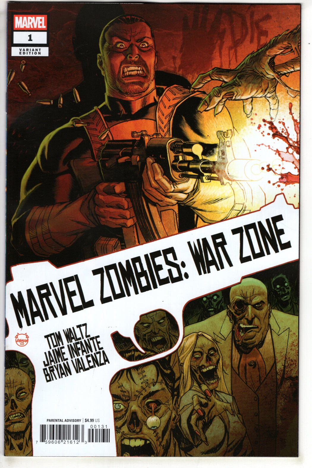 MARVEL ZOMBIES: WAR ZONE #1 DAVE JOHNSON VARIANT (VF/NM)