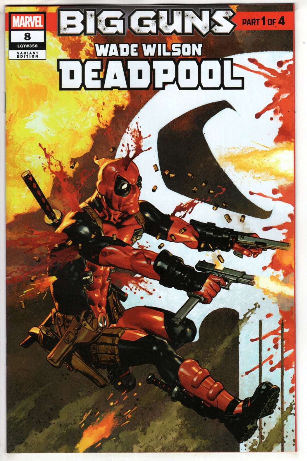 WADE WILSON: DEADPOOL #8 JOSEMARIA CASANOVAS 4-PART CONNECTING VARIANT [BG] (VF/NM)