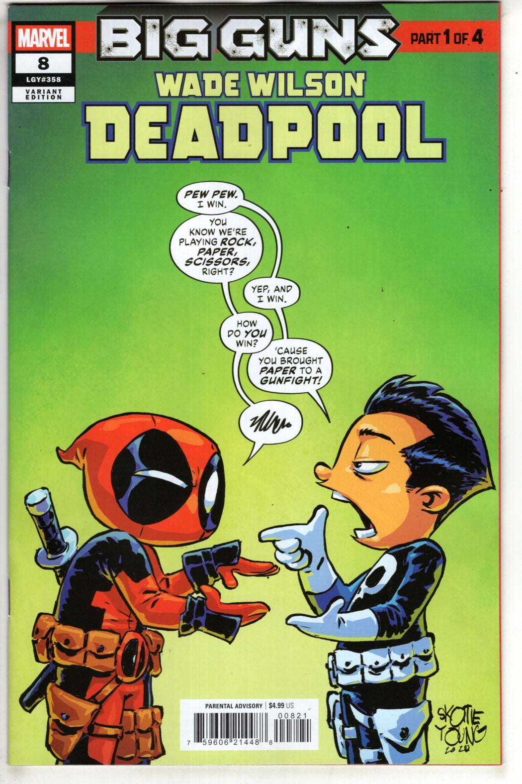 WADE WILSON: DEADPOOL #8 SKOTTIE YOUNG VARIANT [BG] (VF/NM)